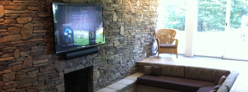 Mantle Makeover: Converting Your Fireplace Into a Home Entertainment System